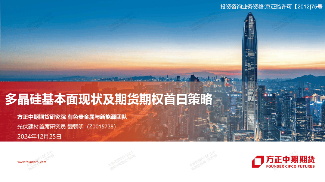 多晶硅和瓶片期权同日亮相