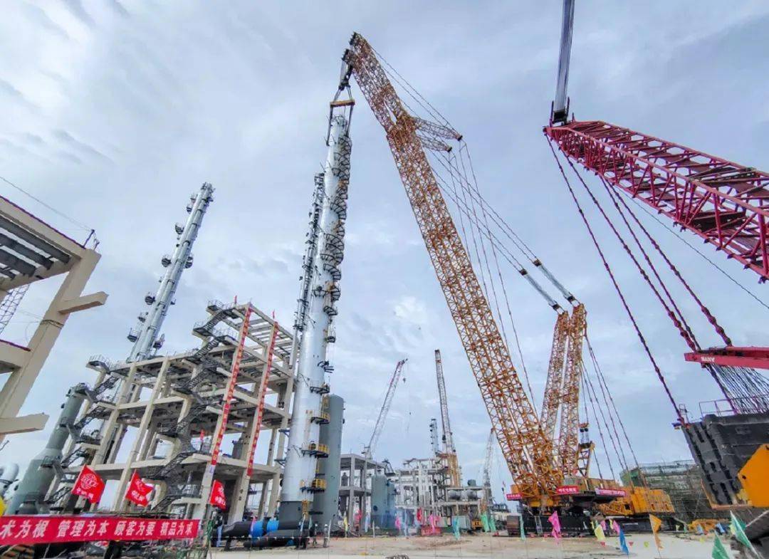 中国化学天辰公司总承包的广西华谊阻聚剂项目连续完成多项关键节点