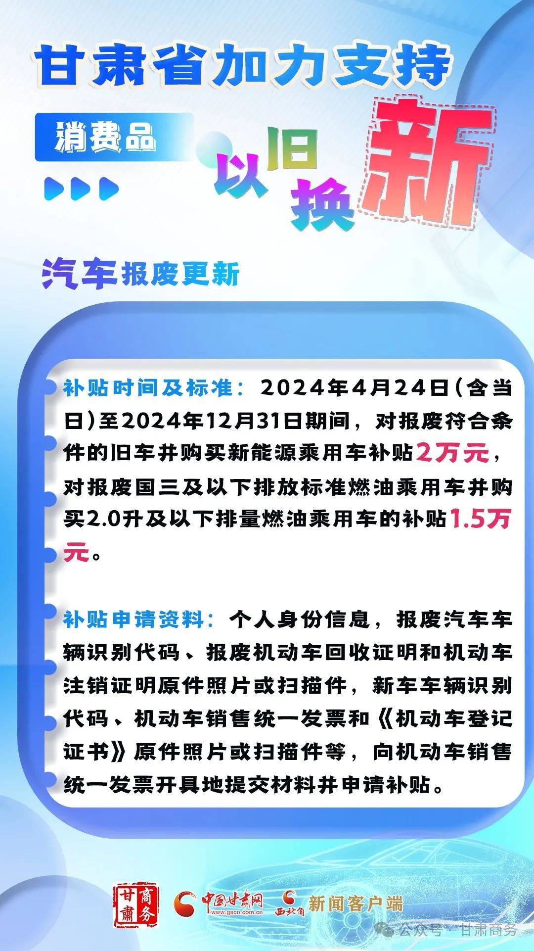强化财税金融支持 以旧换新政策加力可期