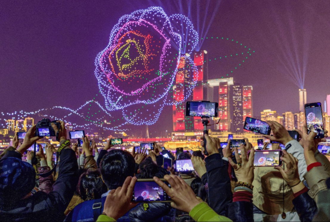 上海：“千架无人机+数字光影”打造沉浸式文旅盛宴