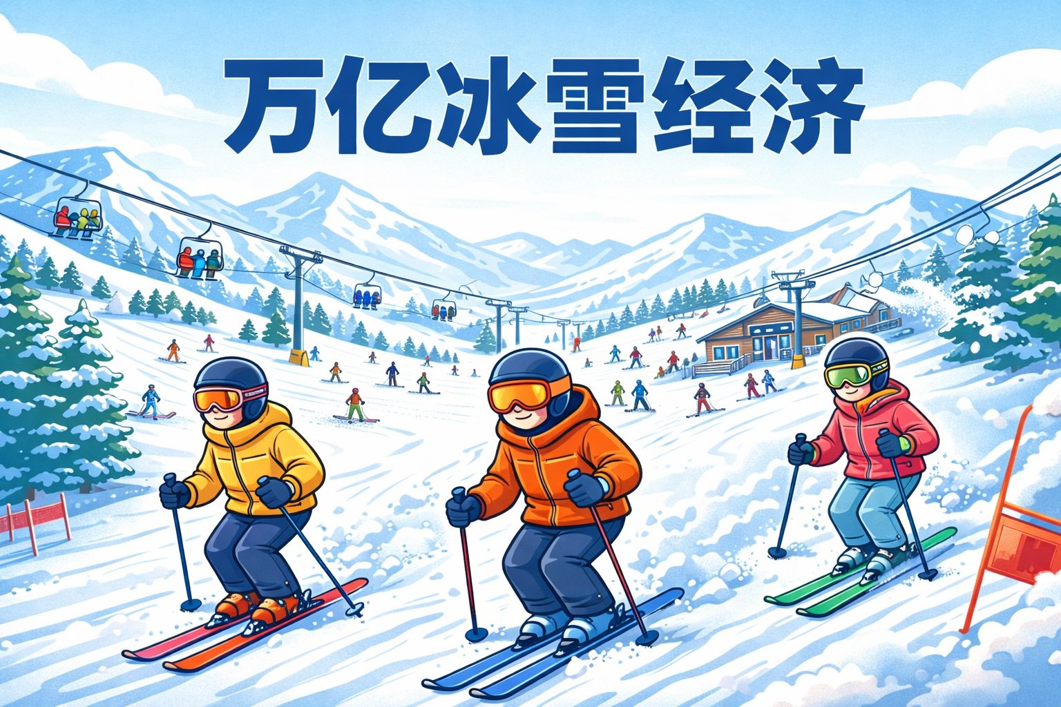 蜀山暖雪变“白银” 四川冰雪经济持续升温