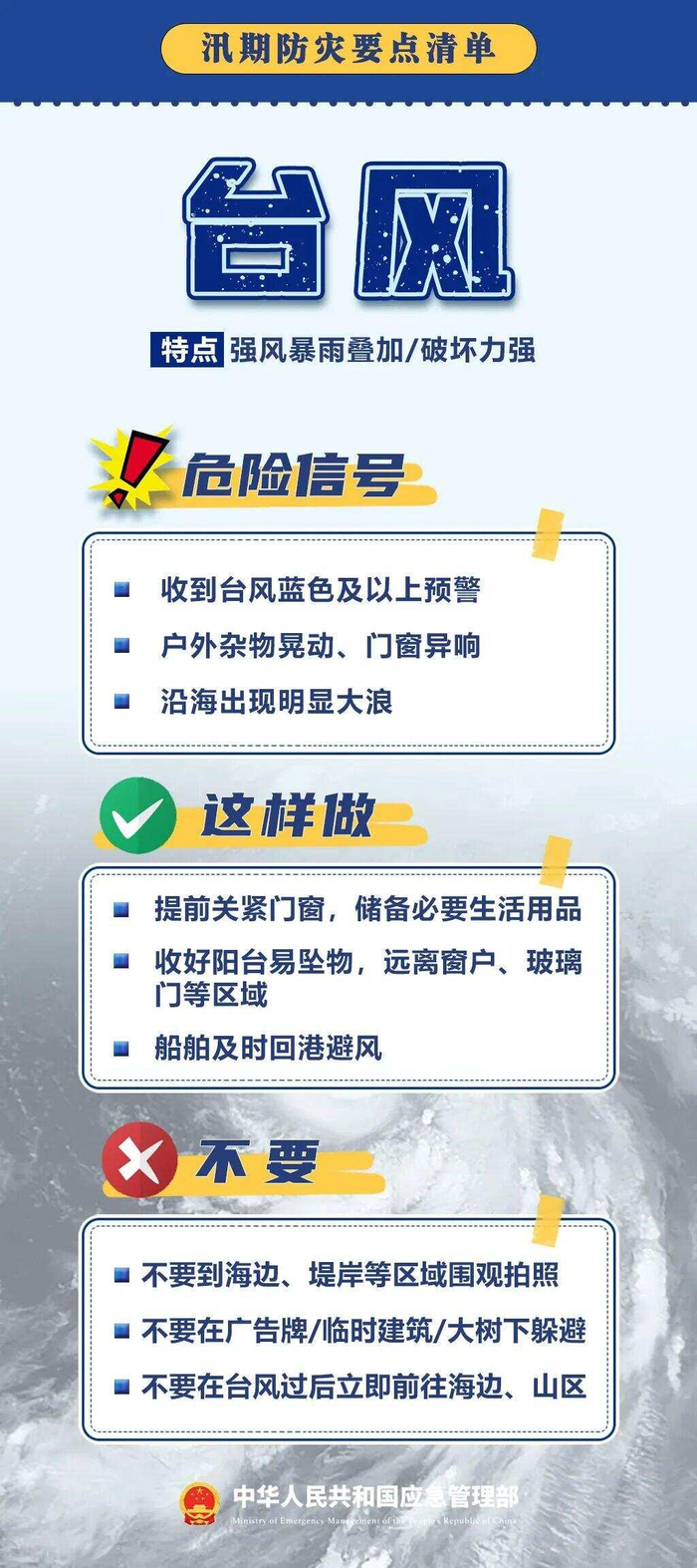 台风来了,应该如何应对?